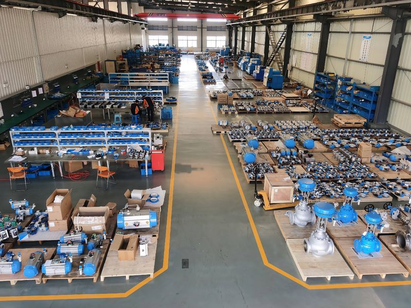 Shanghai Jianggong Valve Manufacturing Co., Ltd. linha de produção do fabricante