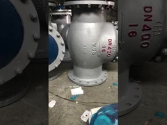 Válvula de verificação de balanço com solapa de flange WCB